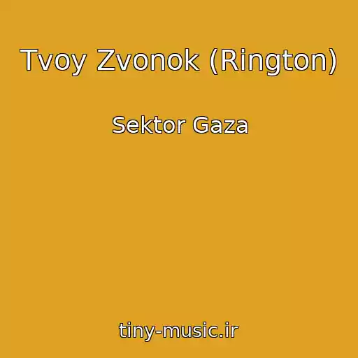 کاور آهنگ Tvoy Zvonok (Rington) از Sektor Gaza