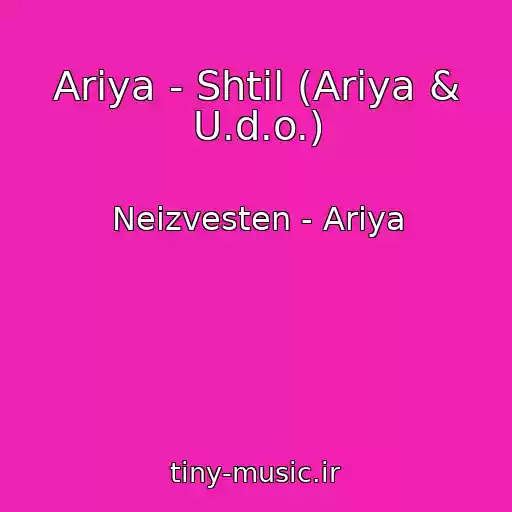کاور آهنگ Ariya - Shtil (Ariya & U.d.o.) از Neizvesten - Ariya