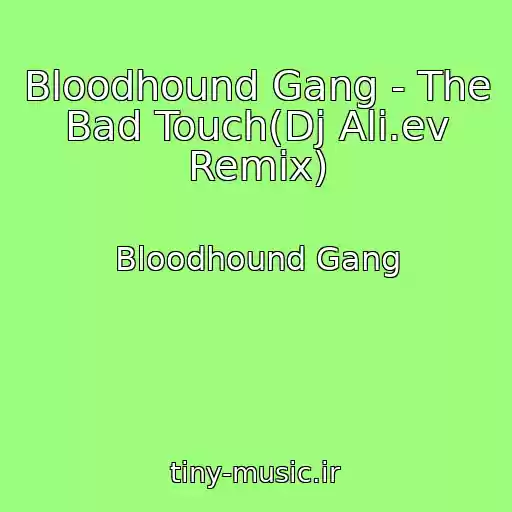 کاور آهنگ Bloodhound Gang - The Bad Touch(Dj Ali.ev Remix) از Bloodhound Gang