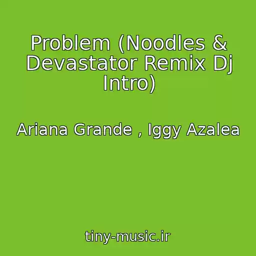 کاور آهنگ Problem (Noodles & Devastator Remix Dj Intro) از Ariana Grande , Iggy Azalea