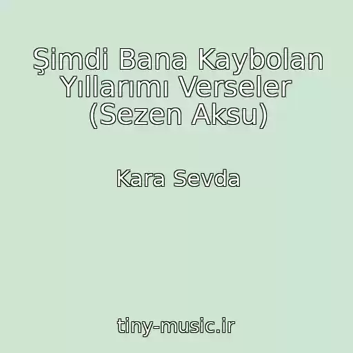 کاور آهنگ Şimdi Bana Kaybolan Yıllarımı Verseler (Sezen Aksu) از Kara Sevda