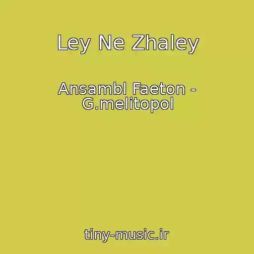 کاور آهنگ Ley Ne Zhaley از Ansambl Faeton - G.melitopol