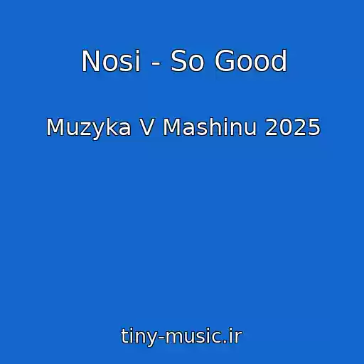 کاور آهنگ Nosi - So Good از Muzyka V Mashinu 2025