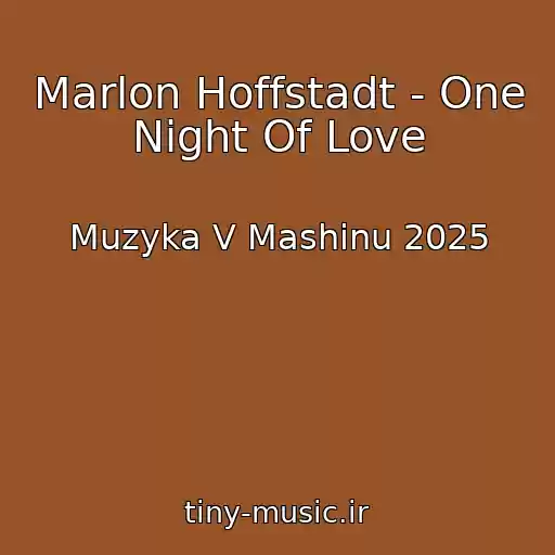 کاور آهنگ Marlon Hoffstadt - One Night Of Love از Muzyka V Mashinu 2025