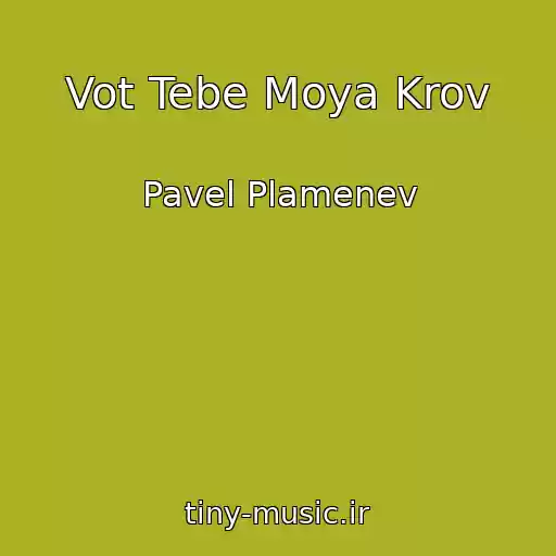 کاور آهنگ Vot Tebe Moya Krov از Pavel Plamenev