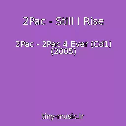 کاور آهنگ 2Pac - Still I Rise از 2Pac - 2Pac 4 Ever (Cd1) (2005)