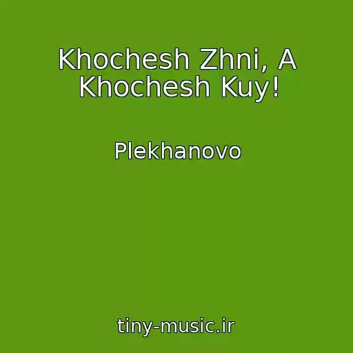 کاور آهنگ Khochesh Zhni, A Khochesh Kuy! از Plekhanovo