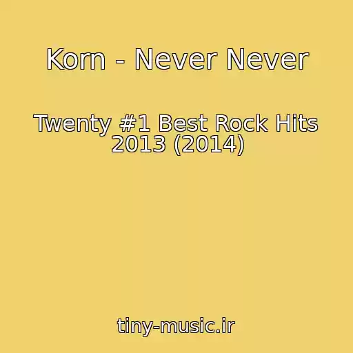 کاور آهنگ Korn - Never Never از Twenty #1 Best Rock Hits 2013 (2014)