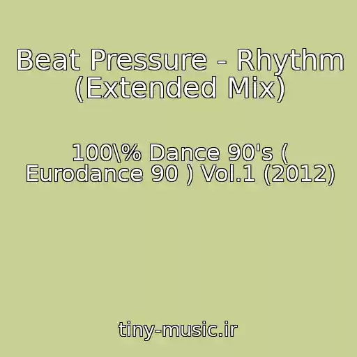 کاور آهنگ Beat Pressure - Rhythm (Extended Mix) از 100\% Dance 90's ( Eurodance 90 ) Vol.1 (2012)