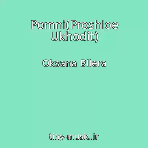 کاور آهنگ Pomni(Proshloe Ukhodit) از Oksana Bilera