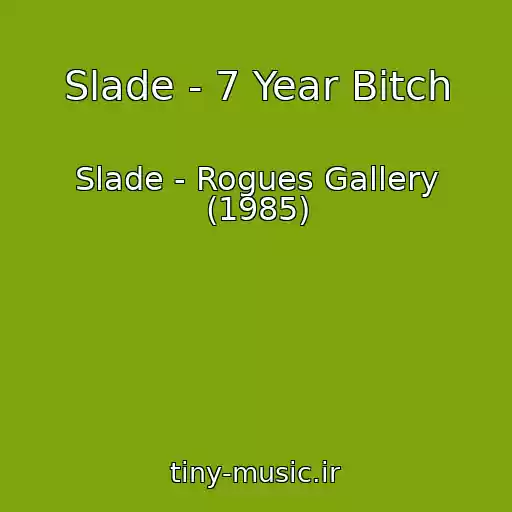 کاور آهنگ Slade - 7 Year Bitch از Slade - Rogues Gallery (1985)
