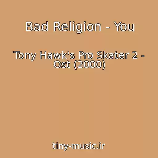 کاور آهنگ Bad Religion - You از Tony Hawk's Pro Skater 2 - Ost (2000)