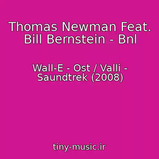کاور آهنگ Thomas Newman Feat. Bill Bernstein - Bnl از Wall-E - Ost / Valli - Saundtrek (2008)