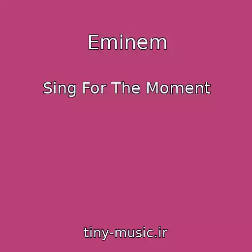 کاور آهنگ Eminem از Sing For The Moment