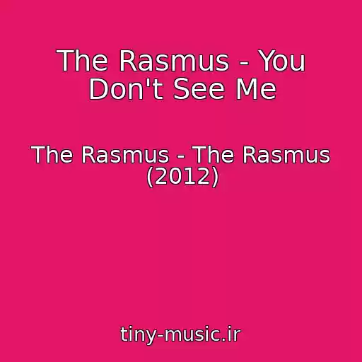 کاور آهنگ The Rasmus - You Don't See Me از The Rasmus - The Rasmus (2012)
