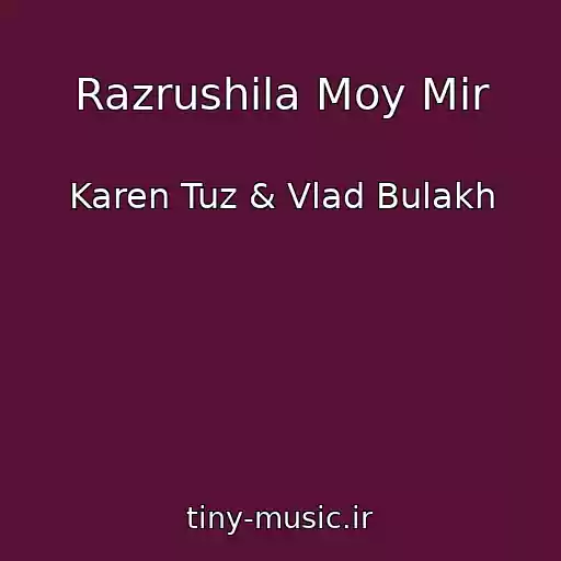 کاور آهنگ Razrushila Moy Mir از Karen Tuz & Vlad Bulakh