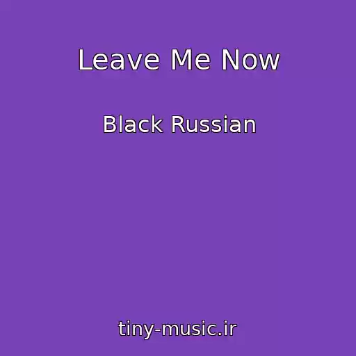 کاور آهنگ Leave Me Now از Black Russian