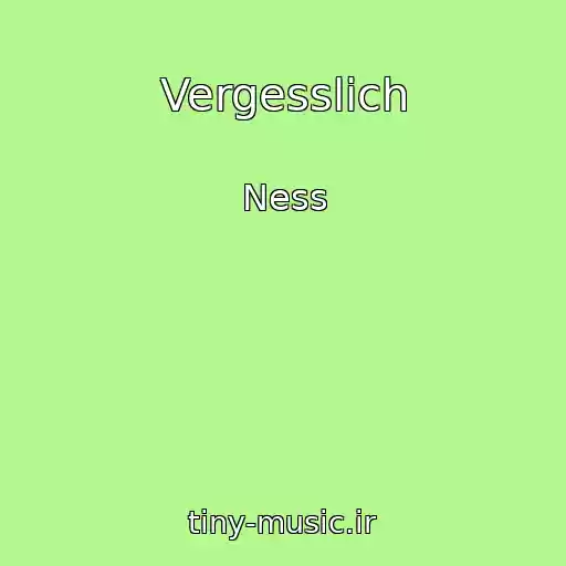 کاور آهنگ Vergesslich از Ness