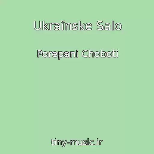 کاور آهنگ Ukraїnske Salo از Porepanі Choboti