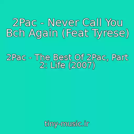 کاور آهنگ 2Pac - Never Call You Bch Again (Feat Tyrese) از 2Pac - The Best Of 2Pac, Part 2: Life (2007)