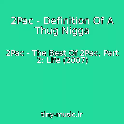 کاور آهنگ 2Pac - Definition Of A Thug Nigga از 2Pac - The Best Of 2Pac, Part 2: Life (2007)