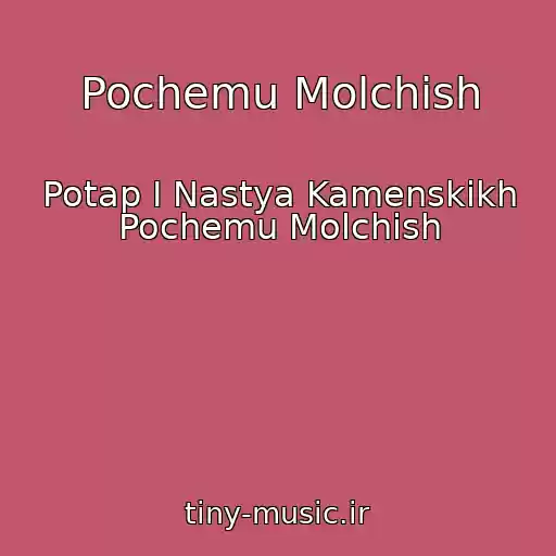 کاور آهنگ Pochemu Molchish از Potap I Nastya Kamenskikh Pochemu Molchish