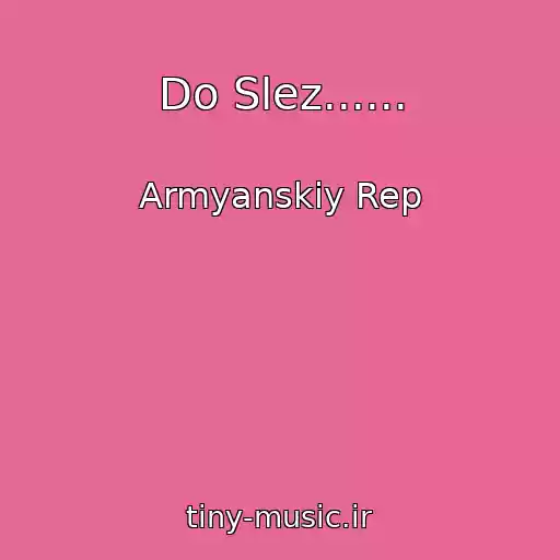 کاور آهنگ Do Slez...... از Armyanskiy Rep