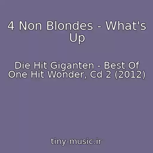 کاور آهنگ 4 Non Blondes - What's Up از Die Hit Giganten - Best Of One Hit Wonder, Cd 2 (2012)