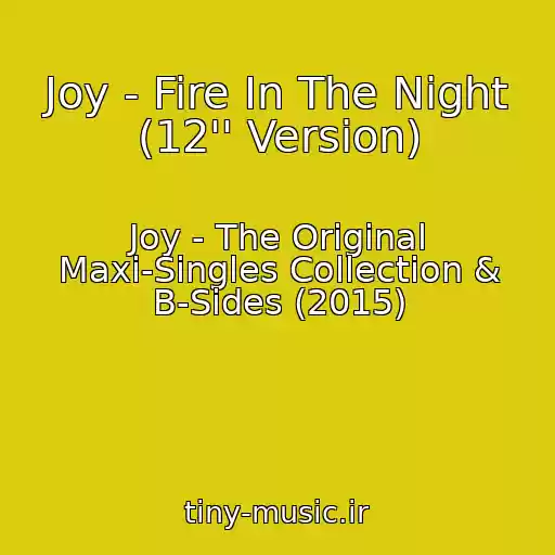 کاور آهنگ Joy - Fire In The Night (12'' Version) از Joy - The Original Maxi-Singles Collection & B-Sides (2015)