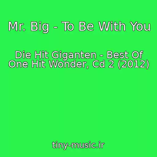 کاور آهنگ Mr. Big - To Be With You از Die Hit Giganten - Best Of One Hit Wonder, Cd 2 (2012)