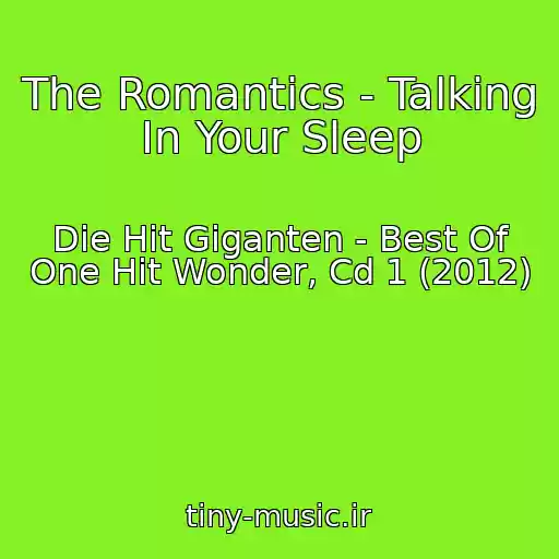کاور آهنگ The Romantics - Talking In Your Sleep از Die Hit Giganten - Best Of One Hit Wonder, Cd 1 (2012)