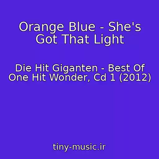 کاور آهنگ Orange Blue - She's Got That Light از Die Hit Giganten - Best Of One Hit Wonder, Cd 1 (2012)