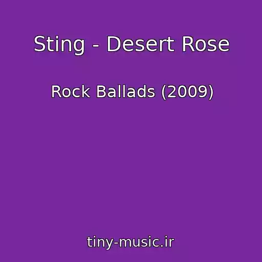 کاور آهنگ Sting - Desert Rose از Rock Ballads (2009)