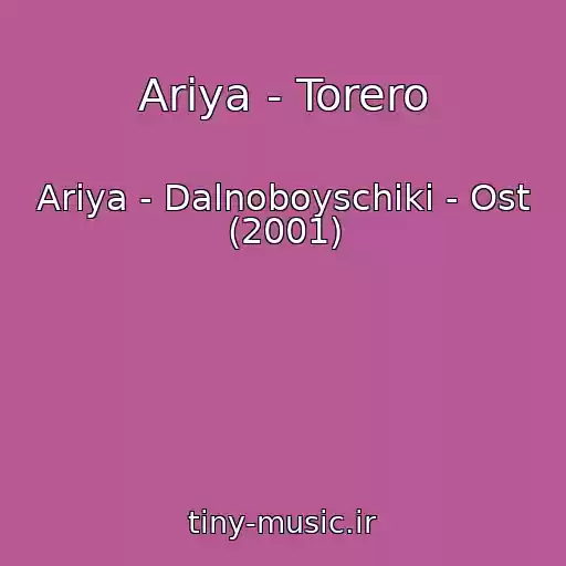 کاور آهنگ Ariya - Torero از Ariya - Dalnoboyschiki - Ost (2001)