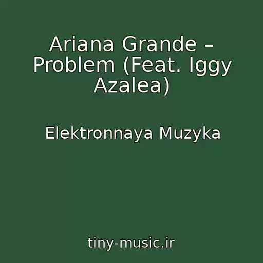 کاور آهنگ Ariana Grande – Problem (Feat. Iggy Azalea) از Elektronnaya Muzyka