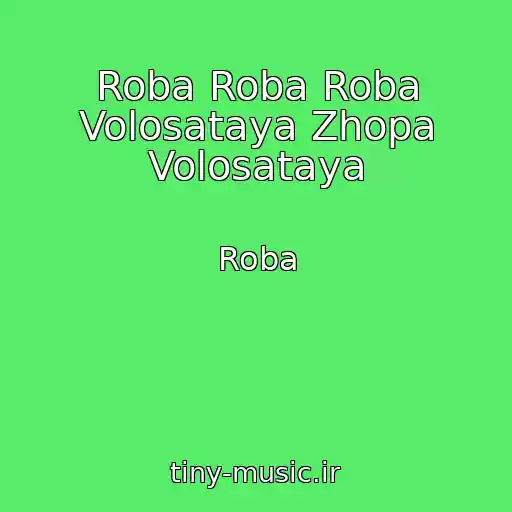 کاور آهنگ Roba Roba Roba Volosataya Zhopa Volosataya از Roba