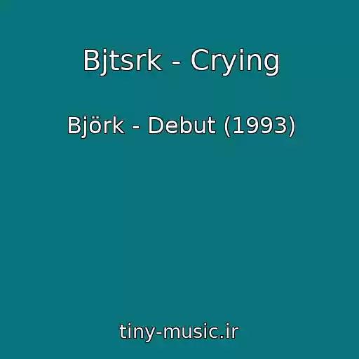 کاور آهنگ Bjtsrk - Crying از Björk - Debut (1993)