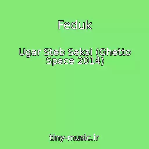 کاور آهنگ Feduk از Ugar Steb Seksi (Ghetto Space 2014)