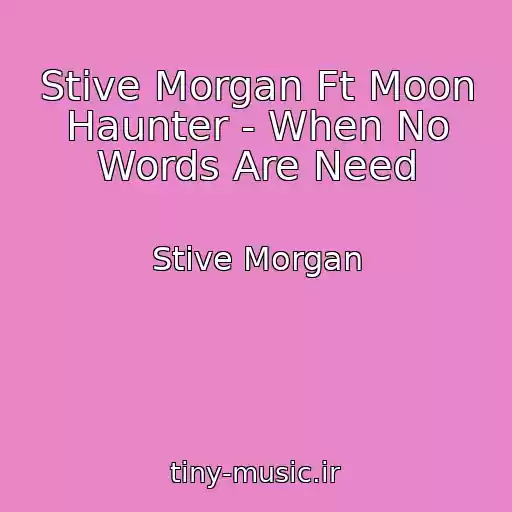 کاور آهنگ Stive Morgan Ft Moon Haunter - When No Words Are Need از Stive Morgan