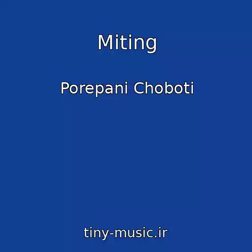 کاور آهنگ Mіting از Porepanі Choboti