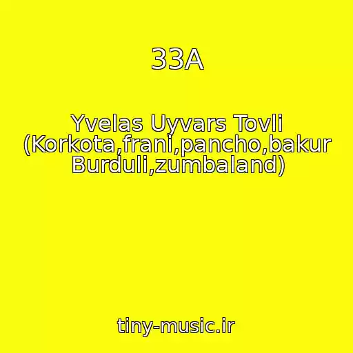 کاور آهنگ 33A از Yvelas Uyvars Tovli (Korkota,frani,pancho,bakur Burduli,zumbaland)