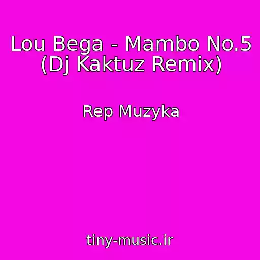 کاور آهنگ Lou Bega - Mambo No.5 (Dj Kaktuz Remix) از Rep Muzyka