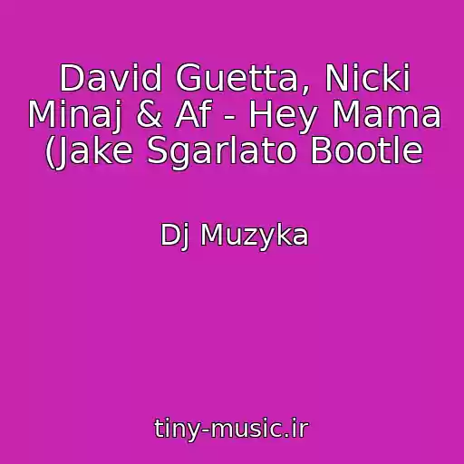 کاور آهنگ David Guetta, Nicki Minaj & Af - Hey Mama (Jake Sgarlato Bootle از Dj Muzyka