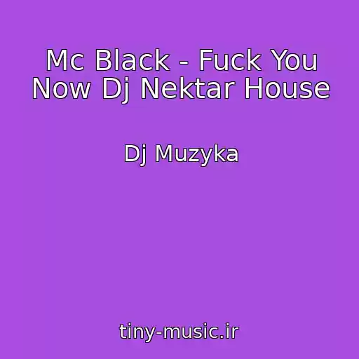 کاور آهنگ Mc Black - Fuck You Now Dj Nektar House از Dj Muzyka