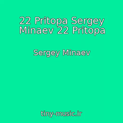 کاور آهنگ 22 Pritopa Sergey Minaev 22 Pritopa از Sergey Minaev