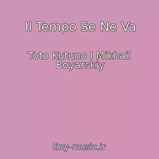 کاور آهنگ Il Tempo Se Ne Va از Toto Kutuno I Mikhail Boyarskiy