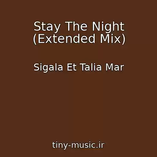 کاور آهنگ Stay The Night (Extended Mix) از Sigala Et Talia Mar