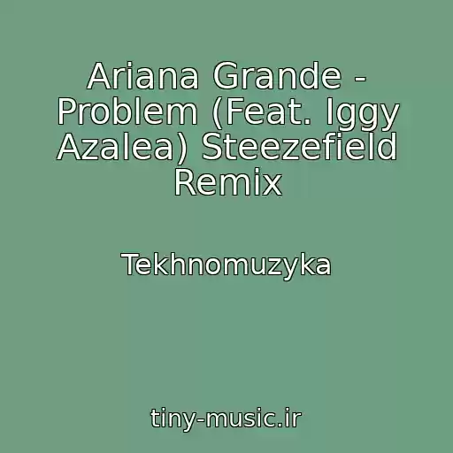 کاور آهنگ Ariana Grande - Problem (Feat. Iggy Azalea) Steezefield Remix از Tekhnomuzyka