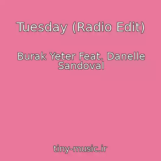 کاور آهنگ Tuesday (Radio Edit) از Burak Yeter Feat. Danelle Sandoval