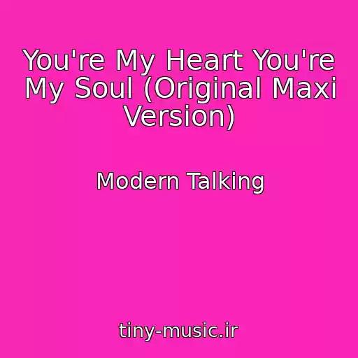 کاور آهنگ You're My Heart You're My Soul (Original Maxi Version) از Modern Talking